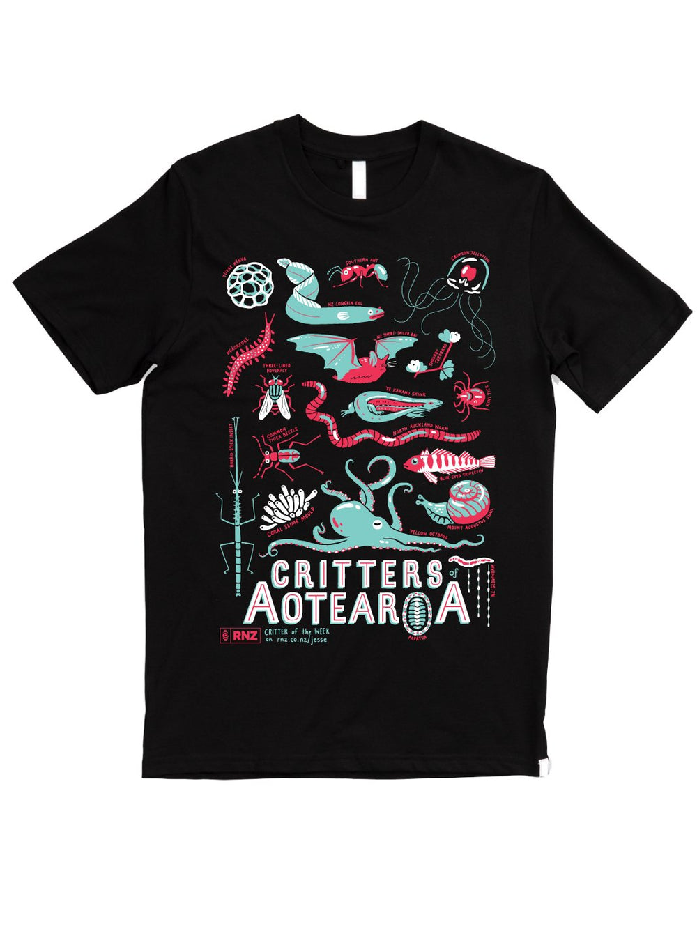 Joyya - 2023 Unisex Critter of the Week T-shirt - T-Shirt - XS - Critter Of The Week - COTW23-U-XS
