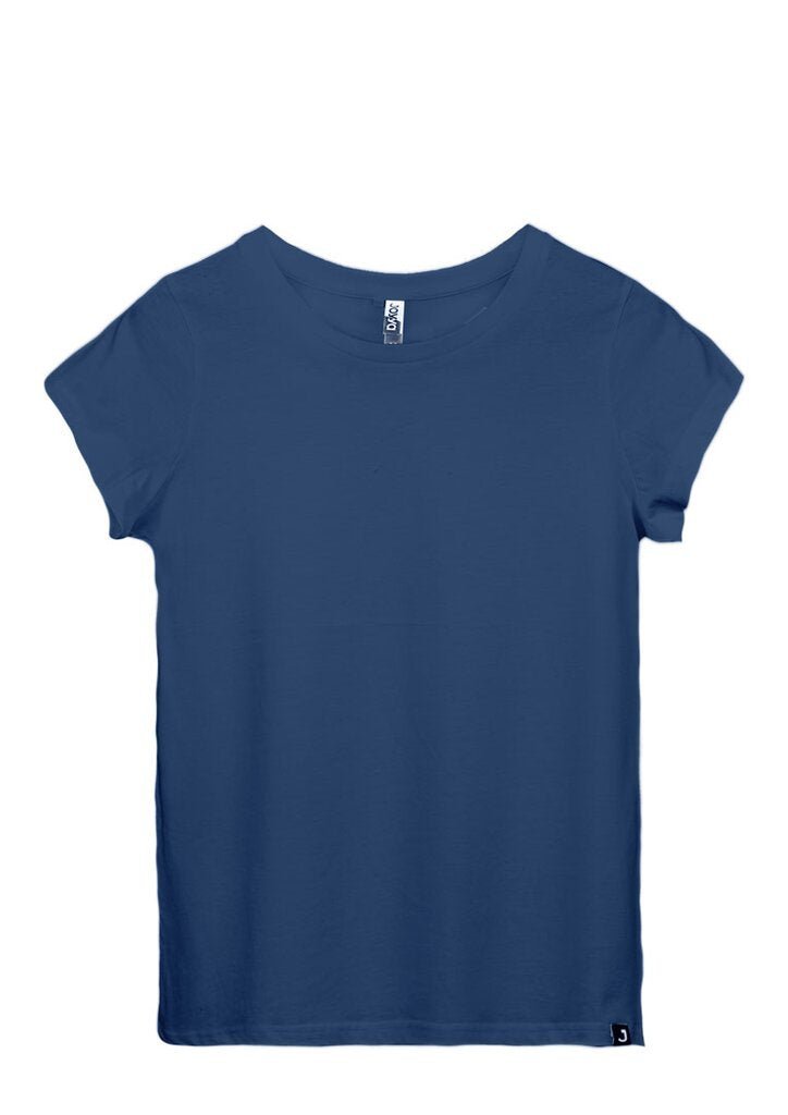 Joyya - T-shirt | Women Cap Sleeve - T-Shirt - Navy - JOYYA BLANK - BTW3C16-1S-194029