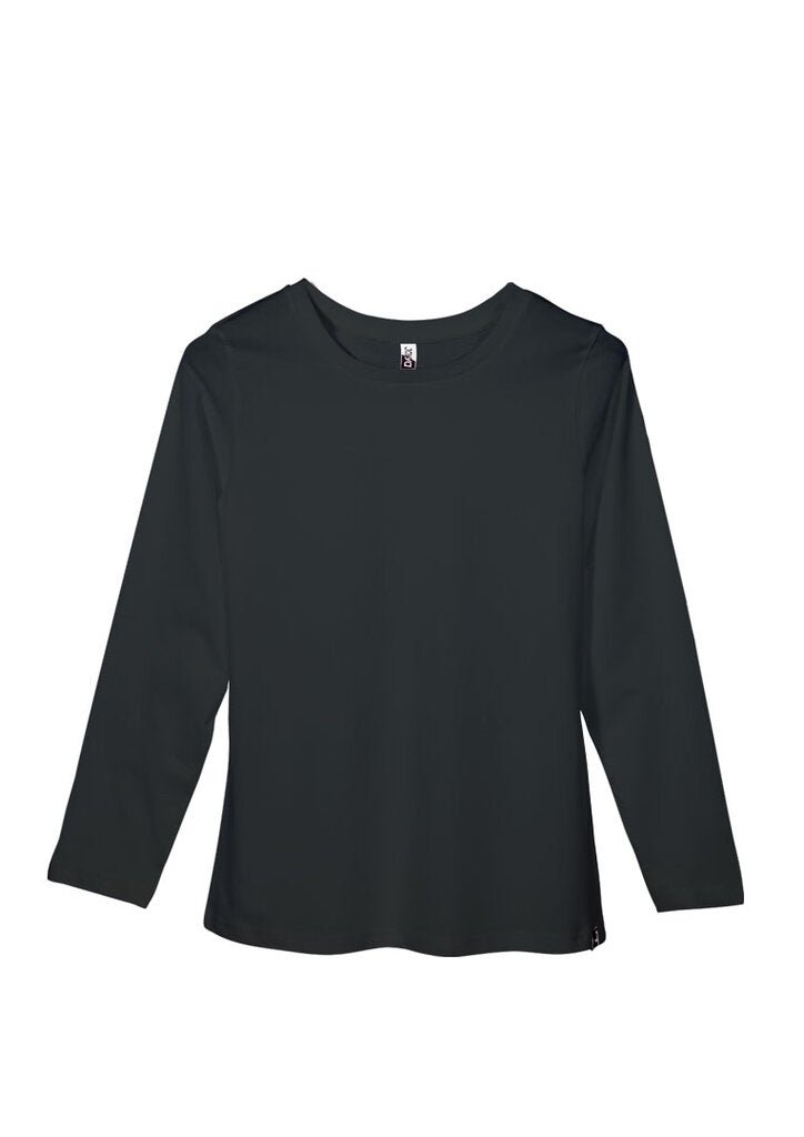 Plain black full sleeve deals t shirt for girl